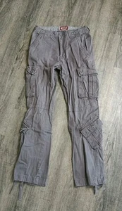 Pantalones cargo Matchstick para hombre 30x30 gris retro Y2K Cargos Gorpcore confort clásico - Imagen 1 de 7