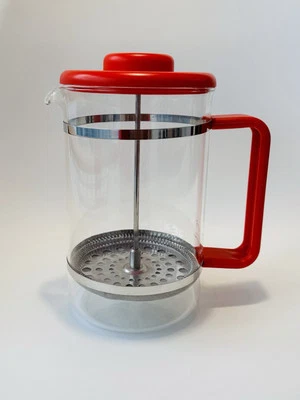 Original Bodum Red French Press 1.5L Cafetiere Coffee Maker Vintage Denmark - Image 1 of 4