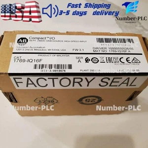 New Factory Sealed AB 1769-IQ16F CompactLogix 16 Pt 24VDC I/O Input Module - Picture 1 of 2