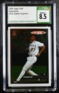 2005 Topps Total Vladimir Guerrero #575 Domination Baseball CGC 8.5 - Picture 1 of 2