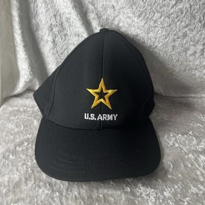Army Baseball Cap Black / Yellow Hat By Union Wear - Picture 1 of 6
