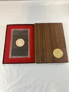1971 S EISENHOWER SILVER DOLLAR PROOF US MINT BOX Vintage - Foto 1 di 8