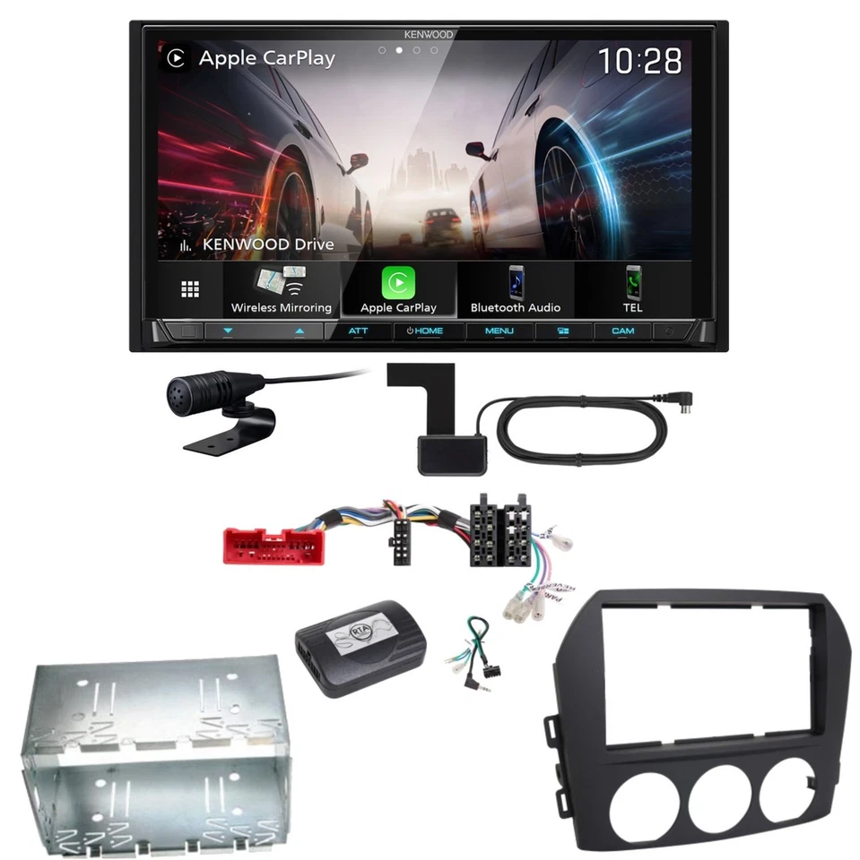 Kenwood DMX8021DABS Android Auto CarPlay Bluetooth Einbauset für Mazda MX-5 NC - Bild 1 von 1