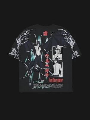Civil Regime x Bleach - Grande - Camiseta Ulquiorra 199x Grande en Negro Foto 1 de 4