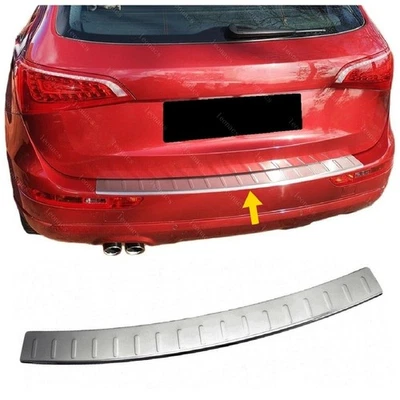 Per AUDI Q5 8R 2008 AL 2016 Cromato Protezione Paraurti BRILLANTE ACCIAIO - Imagen 1 de 4