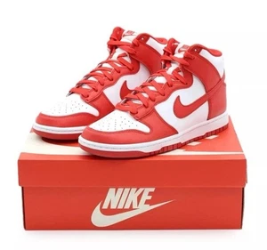 DD1399-106 Nike Dunk High Championship St. John's University Red White M 7.5 W 9 - Picture 1 of 12