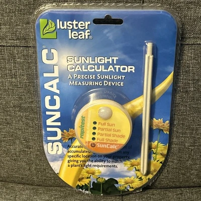 НОВЫЙ! Калькулятор измерения солнечного света Luster Leaf Rapidtest SunCalc Precision - Изображение 1 из 4