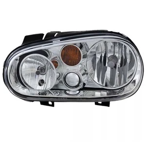 For 2002-2005 Golf Front Left Headlight Clear Plastic 1J0 941 017 D VW2502123 Q - Picture 1 of 4