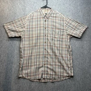 Eddie Bauer XL Tall Relaxed Fit 100% Cotton Button-Down Men's Shirt Hipster - Picture 1 of 10
