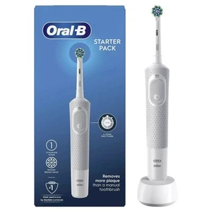 Oral-B White Starter Pack Electric Toothbrush with 3D Cleaning Action - Picture 1 of 1