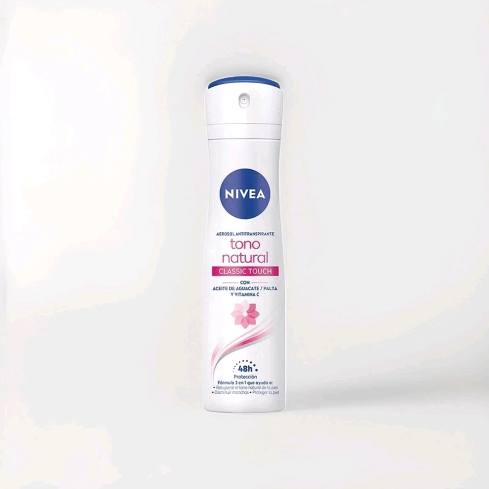 3 x Nivea Tono Natural Classic Touch Spray Deodorant 48H (89 g each) - Image 1 of 1