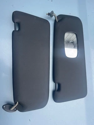 Viseira solar BMW E30 3-Series esquerda e direita antracite fabricante de equipamento original 318i 325i 325e - Imagem 1 de 2