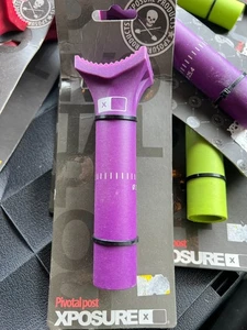 Xposure BMX Pivotal Seat Post Nylon Plastic - Purple - Picture 1 of 1