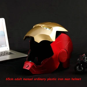 Nuovo Casco Elettrico Iron Man 1:1 Modello Di Casco Con Apertura Manuale Multipe - Foto 1 di 12