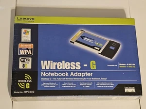 Adaptateur pour ordinateur portable Linksys WPC54G Wireless-G WPC54G adaptateur pour carte PC portable PCMCIA - Photo 1/2