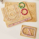 Jewelry Making Tray Wood Beads Board Jewelry Design Board Bracelet Beading Board