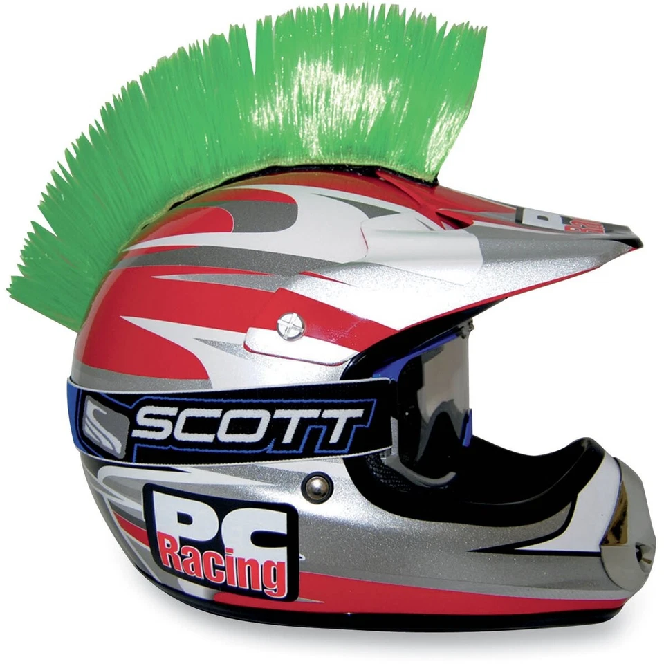 PC Racing Green Helmet Mohawk - PCHMGREEN - Image 1 of 1