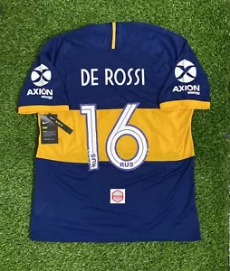 Maglietta Da Calcio Jersey Nike Boca Juniors Titular 2019 De Rossi 16 New - Foto 1 di 5