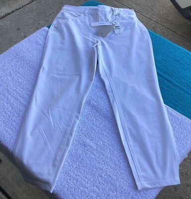 Pantalón Tommy Bahama para mujer Kira Cay City Island Zone blanco talla 8 nuevo con etiquetas $138 Foto 1 de 4