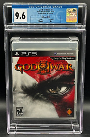 God of War III 3 Sony PlayStation 3 PS3 Black Label Sealed New CGC 9.6 A+ Graded