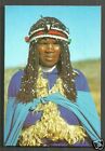 Costume de coiffure femme sorcière docteur perles Sangoma Afrique du Sud 2 timbres