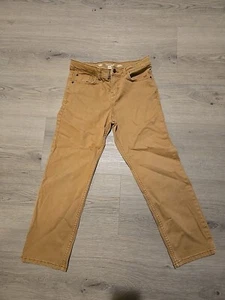 Cat And Jack Straight Strecht Uniform Boys Pants Size 12 Khakis - Picture 1 of 4