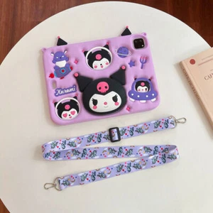 Kuromi Shockproof Case Cover For Apple iPad 10th 9 8 7 mini 6 5 4 3 Air 1 2 Pro - Picture 1 of 11