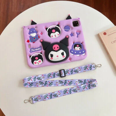 Kuromi Shockproof Case Cover For Apple iPad 10th 9 8 7 mini 6 5 4 3 Air 1 2 Pro  - Image 1 of 4