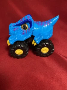 Toy State Road Rippers Rev Up Monsters Green Triceratops Dino Monster Truck - Picture 1 of 4