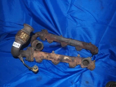 Ford F250 2011-2016 F350 F450 F550 6,7 L V8 par de colectores de escape OEM Foto 1 de 4