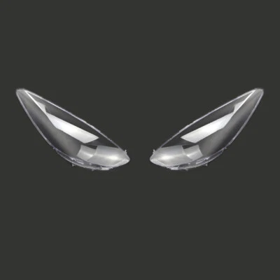 Fit For Mazda 2 M2 2007-2012 Pair Headlight Lens Cover LAMP Masks Transparent Foto 1 de 4