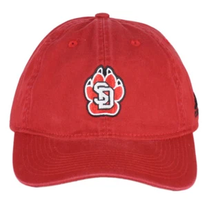 NCAA Adidas Dakota del Sur Coyotes EH39Z Billete Curvo Unisex Rojo Adulto Sombrero Gorra - Imagen 1 de 7
