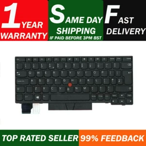 Laptop Keyboard For Lenovo X280 X290 A285 L13 20KF 20KE FRU 01YP028 01YP108 UK - Picture 1 of 4