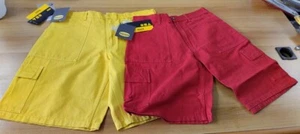Pantalone  da lavoro  corto in Cotone Resistente diadora giallo o rosso - Foto 1 di 4
