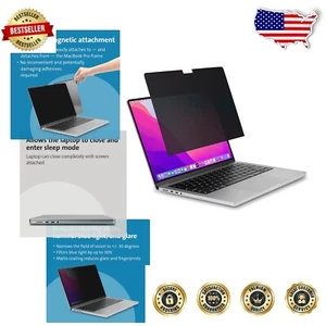 Magnetic Privacy Screen for 14" MacBook Pro - Anti-Glare and Blue Light Filter - Picture 1 of 9