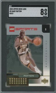 GARY PAYTON SGC 8 2003-04 UPPER DECK LEGO GOLD #9 PARALLEL SEATTLE SUPERSONICS - Picture 1 of 2