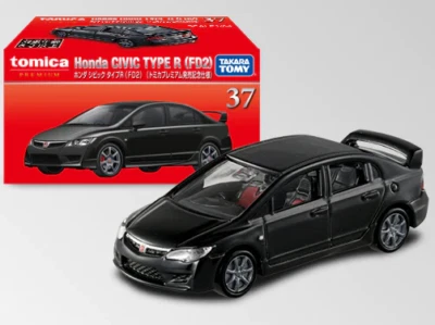 Takara Tomy Tomica Premium No.37 Honda Civic Type R FD2 (1st) 1:64 model car - Photo 1/2