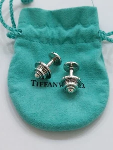 Eslabones de puño en niveles con mancuernas de plata esterlina Paloma Picasso de Tiffany & Co. - Imagen 1 de 6