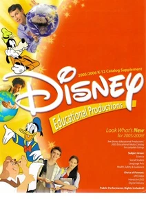 Disney Catalog Educational Products 2005/6 K-12 Supplement 12 pgs - Picture 1 of 4