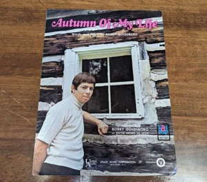 Autumn of My Life Bobby Goldsboro Sheet Music United Artists  - Imagen 1 de 2