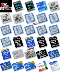 Core i5 Vpro interno laptop computer desktop adesivo etichetta CPU decorazione fai da te - Foto 1 di 41