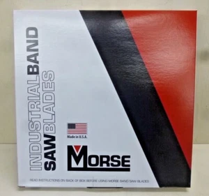 NEW MORSE Band Saw Blade, 7' 9 1/2" L, 1/2" W, 4 TPI, 0.025, 1497244 - Picture 1 of 2