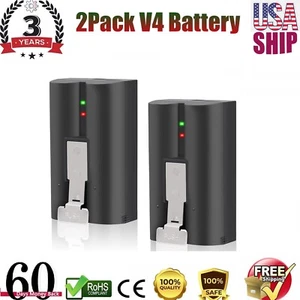2-Pack V4 Replacement Battery for Ring-Doorbell Camera 2/3/4/3plus Spotlight Cam - Picture 1 of 9