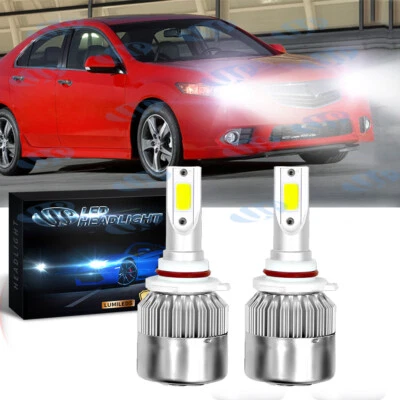 2x 9005 HB3 LED Kit de conversión de faros bombillas de haz alto para Acura TSX 2014-2009 Foto 1 de 4