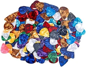 300 Assorted Guitar Picks – Celluloid – Thin/Medium/Heavy – Acoustic Electric - Picture 1 of 11