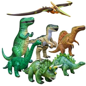 JET CREATIONS Dinosaur Collection 7 Dinosaurs Birthday Party Educational Toys - Picture 1 of 8