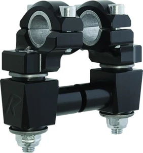 New Rox Speed FX Elite Anti-Vibe Handlebar Risers Black for Snowmobile Bike ATV - Picture 1 of 1