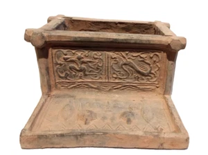 Cerámica china estilo Han modelo de cabeza pozo con animales del zodiaco - Imagen 1 de 17