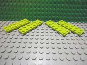 Lego 4 Lime Green 2x6 base plate NEW  - Picture 1 of 1
