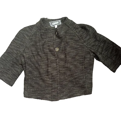 St. John Women’s Knit Jacket, Sz 8 Cropped, USA - Image 1 of 4